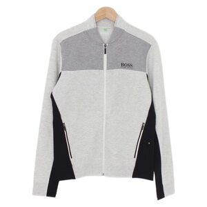 HUGO BOSS track jacket | Men Medium | gray/black | Good Condition